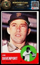 1963 Topps #388 Jim Davenport