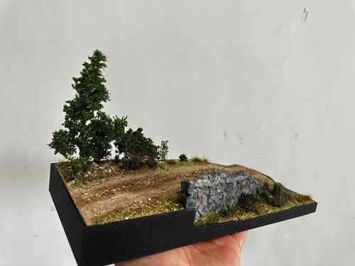 Diorama selvaggio realistico