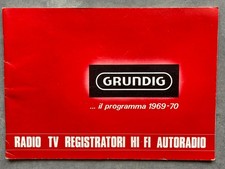 Catalogo GRUNDIG 1969-70 - 74 pag.
