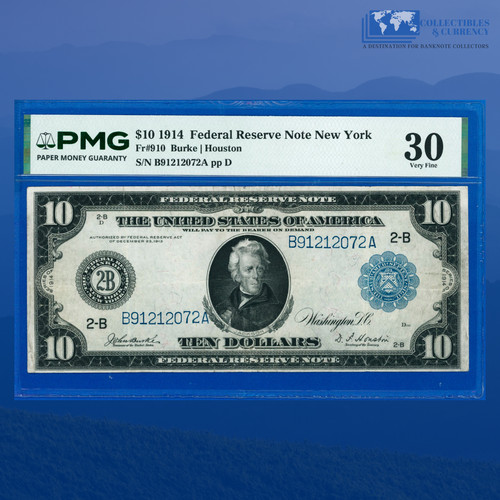 910 1914 banconota - 1914, da