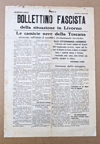 Bollettino fascista della - bollettino,