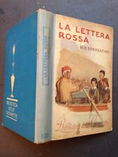 Sorrentino, LA LETTERA ROSSA, Salani, Biblioteca delle Giovinette n. 4, 1949