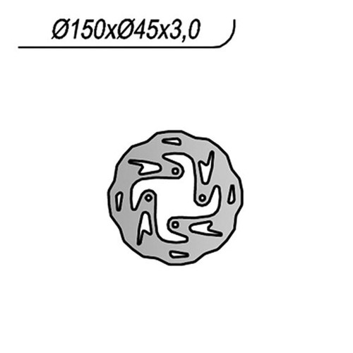 650x disco freno post per - 650x, ng