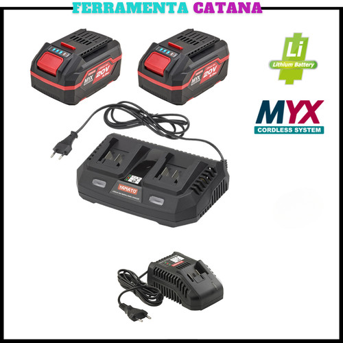 Kit caricabatterie batteria - caricabatterie, e