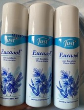 Eucasol JUST Spray 50 ML profuma ambiente antiallergico purificante 3 Pezzi