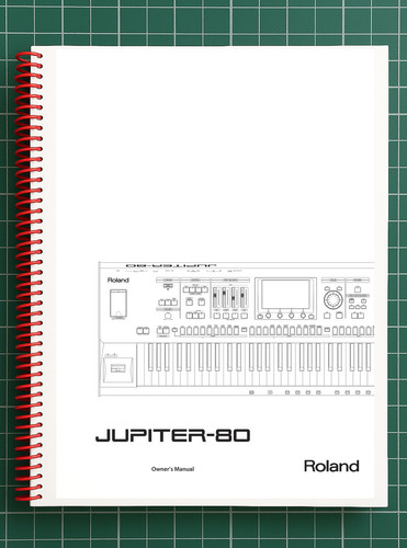 Roland jupiter manuale - jupiter-80,