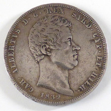 5 lire, Carlo Alberto