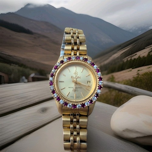 Orologio vintage elgin donna - elgin,