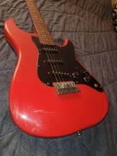 Chitarra Elettrica Stratocaster Marina FL-1 Feeling Rossa Vintage  Leggere Tutto