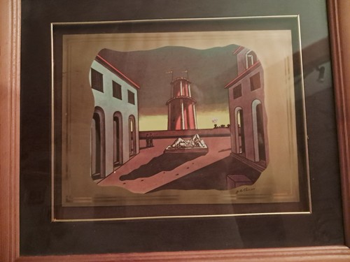 Giorgio chirico serigrafia - chirico,