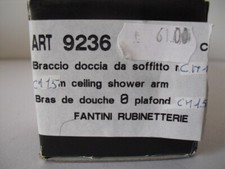 FANTINI RUBINETTI BRACCIO DOCCIA DA SOFFITTO CM. 15 CROMATO TUBO BAGNO 9236 