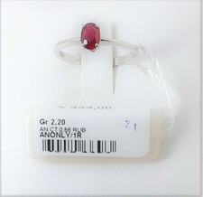 Anello donna in oro bianco con