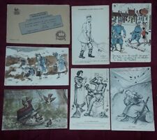 7 CARTOLINE  "PRIMA GUERRA