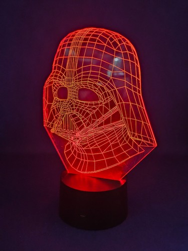 Lampe led dark - 3d, star