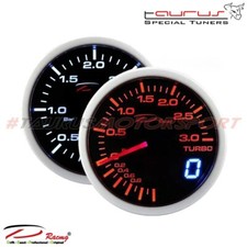 Manometro Pressione Turbo -1 +3 bar tuning DEPO Racing Dual View strumento 52mm