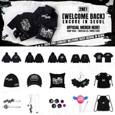 2025 2NE1 Concerto BENVENUTO RITORNO Encore in SEOUL Prodotto Ufficiale MD K-POP