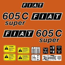 Fiat 605 super adesivi - super,