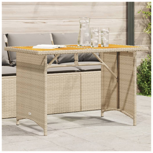 Tavolo giardino beige pe - tavolo,