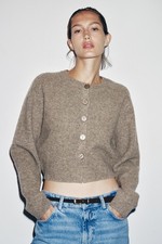 Cardigan in maglia morbida di