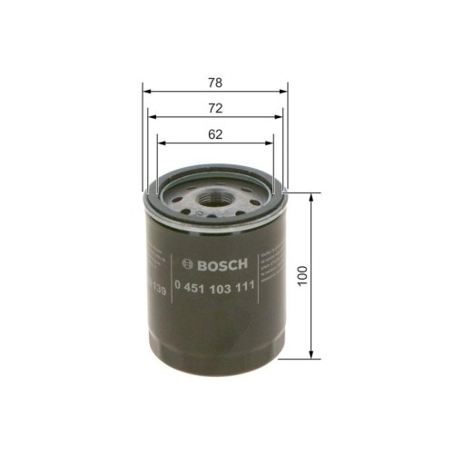 Filtro olio bosch 0451103111 - bosch,