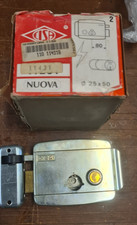 serratura elettrica per cancelli   cisa 11431 -80 sinistra 12v senza cilindro