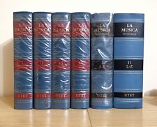 LA MUSICA Enciclopedia Storica e Dizionario - UTET, anni '60. 6 Volumi Completi.