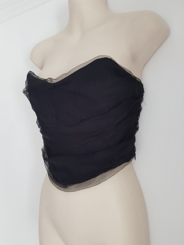 Top corsetto zara tulle - corsetto,