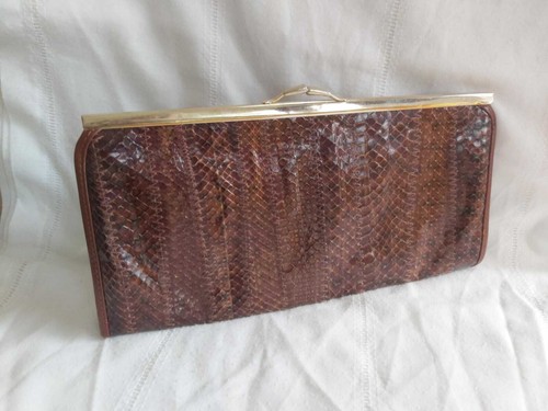 Pochette vintage pelle - pochette,