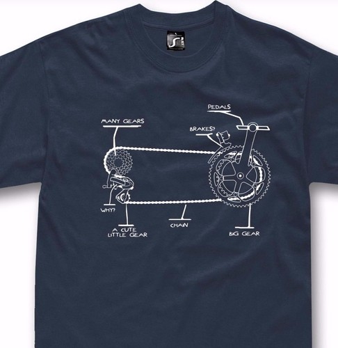 Shirt bicicletta divertente - t-shirt,