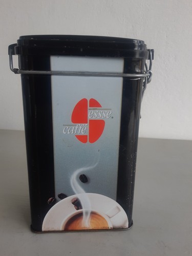 Scatola latta caffe - latta, esse