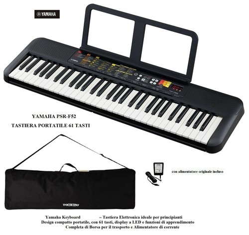 Yamaha psr f52 - f52, tastiera