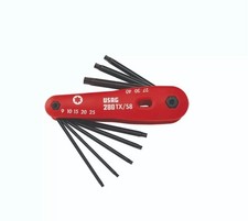 16562142 Serie di 8 chiavi maschio per viti con impronta Torx - Usag 280 TX/S8 U