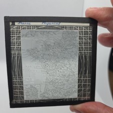 Glass magic lantern slide - glass,