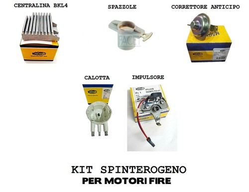 Kit riparazione spinterogeno - kit,
