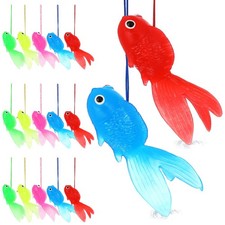  25 pezzi di pesci rossi finti
