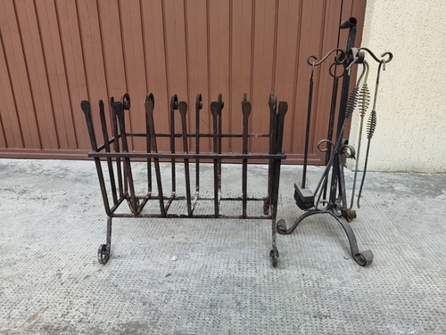 Braciere focolare ferro con - braciere,