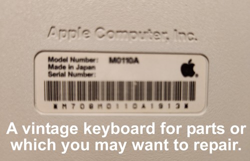 Tastiera vintage apple - tastiera,
