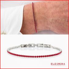 bracciale tennis  acciaio inox