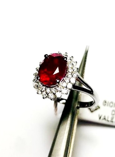Fantastic 18k white gold ruby - fantastic,