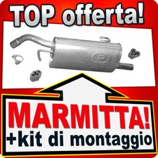 Scarico per MITSUBISHI COLT VI SMART FORFOUR 1.1 1.3 dal 2004 Marmitta