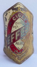 FREGIO BICI D'EPOCA BICICLETTA STEMMA CICLI EFFEBI MILANO HEAD BADGE