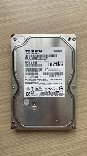 Hard disk interno toshiba - interno, 3.5"