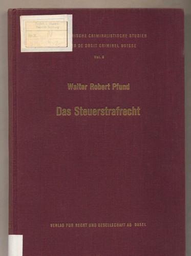 Das steuerstrafrecht le - -,