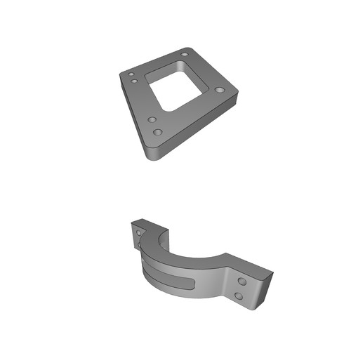 Staffa montaggio faro per moto - staffa,