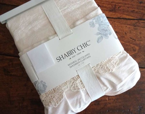 Tenda doccia shabby chic - doccia,