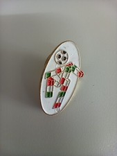 Spilla Mondiali Calcio Italia '90 BERTONI Pin VINTAGE Originale Mascotte Ciao