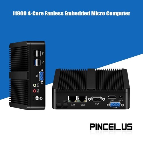 J1900 core fanless embedded - 4-core,