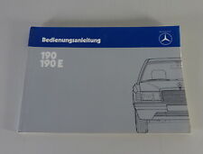 Istruzioni D'Uso / Manuale Mercedes Benz W201 190 Carburatore + 190 e Di 1982