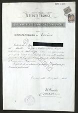 Istituto Tecnico - Diploma di perito commerciale e ragioniere - 1915