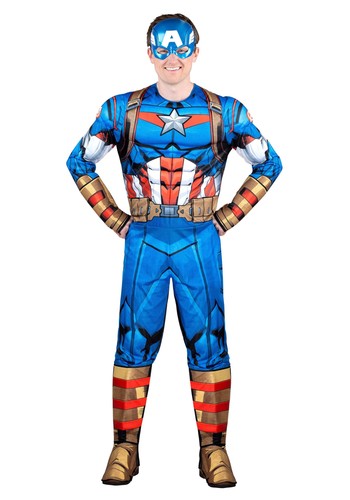 Costume uomo capitan america - costume,